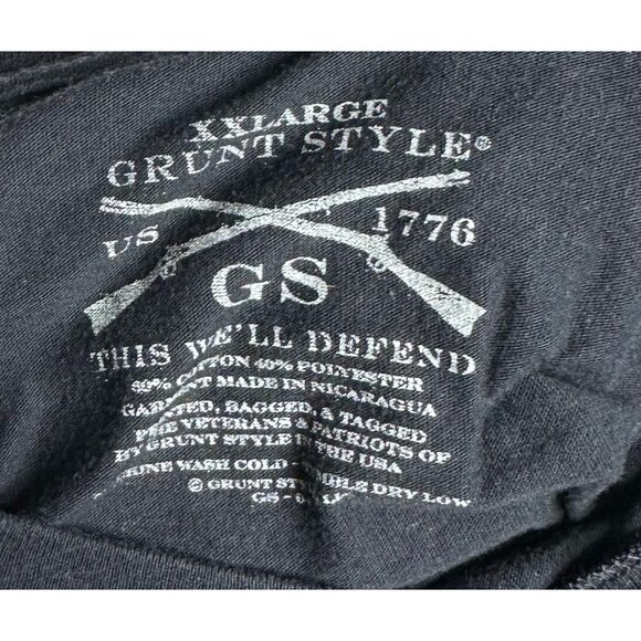 Grunt Style Whiskey Tango Foxtrot WTF Black Tee Shirt Mens XXL 2XL - Picture 4 of 4